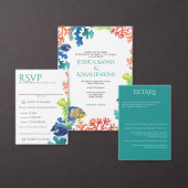 Aquarium coloré Faire-part de mariage (Personnalisez la collection de ce créateur indépendant.)