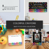 Bloc-note Crayons & Étoiles Note de l'enseignant de l'école