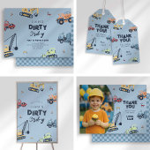 Invitation Terrible Twos Ahead Construction Camion 2e