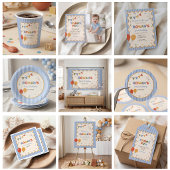 Invitation d'anniversaire 2 ans colorée Deux Trop