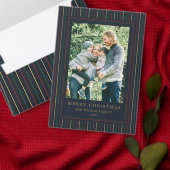 Étiquette d'adresse de retour rayures de Noël (Personnalisez la collection de ce créateur indépendant.)