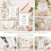 Save The Date Wildflower Elegant Floral Photo Wedding