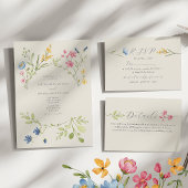 Assiettes En Carton Plaque papier Mariage fleur sauvage