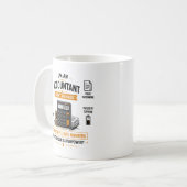 Collection Comptable Drôle | Mug Comptable (Devant gauche)