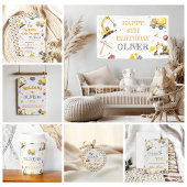 T-shirt Construction Camion thème garçon fête d'anniversai