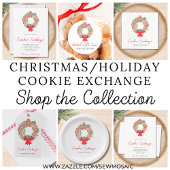 Gingerbrood Cookie Exchange Cadeaulabel