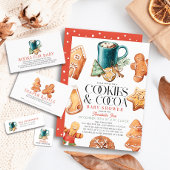 Cookies & Cocoa Holiday Baby Luier Raffle Ticket Informatiekaartje