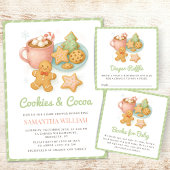 Serviette En Papier Cookies and Cocoa Winter Baby Shower