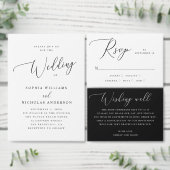 Minimalist Will You Be My Bridesmaid - Het script  Uitnodiging Briefkaart (Personaliseer de collectie van deze zelfstandige maker.)