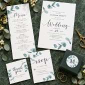 Éventail Programme de cérémonie de mariage à la calligraphi