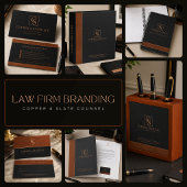 Luxe Koper & Leiste Advocaat Weekplanner Planner