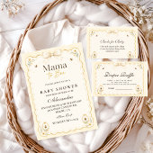 Invitation Fête de Bébé Coquette Maman To Bee