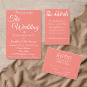 Serviette En Papier Coral Simple Heart Wreath Monogram Mariage (Personnalisez la collection de ce créateur indépendant. )