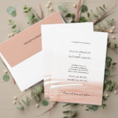 Menu Élégant corail en terre cuite (Personnalisez la collection de ce créateur indépendant. Test)