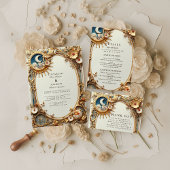 Invitation Cosmic Vintage Constellation Wedding