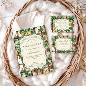 Serviette En Papier Country Fruit Garden Baby Shower