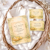 Carte D'accompagnement Country Garden Chicks Diapper Raffle