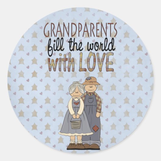 Collection Country Grand-parents Aimer Stickers (Devant)