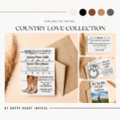Country Love Western Rustic Stickers