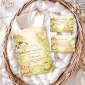 Invitation Countryside Barnyard Baby Shower