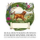Cocker Spaniel Hondenuitlater Aangepaste Behandeli Heuptasje