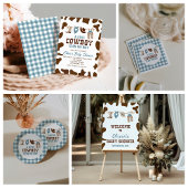 Gobelets En Papier Rodeo Western Cowboy Baby shower