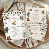 Serviette En Papier Baby shower Wild West Western Cowboy