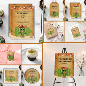 Invitation Baby shower Cactus Cowboy Little Cactie