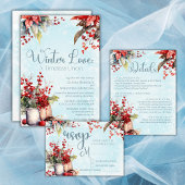 Menu Cosy Winter Rowan bouquet Mariage
