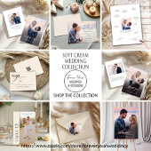 Save The Date Modern Stylish Calligraphy Script Photo Wedding