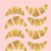 Moyen Sac cadeau Croissant Rose