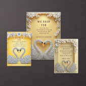Programme Thème de romance de luxe pour mariage avec paire d (Personnalisez la collection de ce créateur indépendant.)