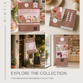 Autocollant de logo de boulangerie Code QR