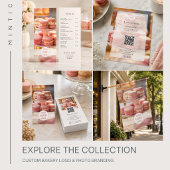 Aangepast logo bakkerij foto QR-code Flyer