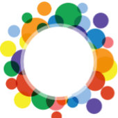 Invitation Spots arc-en-ciel personnalisés