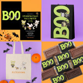 Tote Bag Animaux mignons Halloween Enfants Trick ou Treat