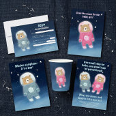 Carte D'accompagnement Astronaut Space teddy Bear Livres pour Baby Reques