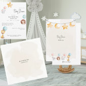 Serviette En Papier Cocktail personnalisé simple neutre de douche