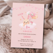 Petit Boo rose Halloween Baby Shower Invitations