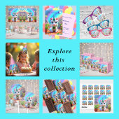 Ballotins Mince bébé licorne et arc-en-ciel, filles annivers