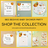 Papier Cadeau Fun Honey Bee Baby shower