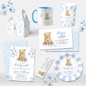 Schattigee bloementeddybeer baby shower cadeau mok