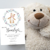 Poster petit ours en chemin \ Favors
