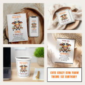 Ballotins Cute Crazy Cow Farm Theme 1st Birthday