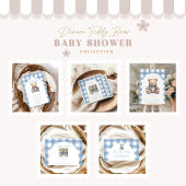 Serviette En Papier Baby shower Cute Denim