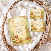 Serviette En Papier Cute Farm Chicks Baby Shower