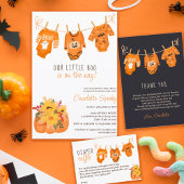 Joli Halloween floral merci baby shower