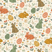 Cute Hand Drawn Spring Bunnies Sticker