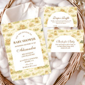 Invitation Cute Jungle Safari Baby Shower