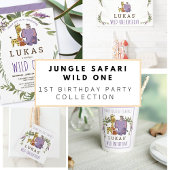 Schattigee Wild One Oerwoud Safari Ouders Verjaard T-shirt